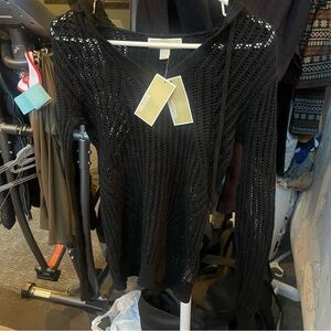 Michael Kors Black V-Neck Sweater